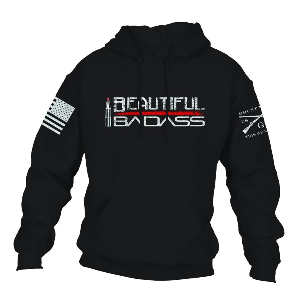 Grunt Style Women’s “Beautiful Badass” Hoodie